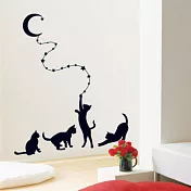 Art STICKER璧貼 。 Milkyway cat (A007-白色)