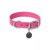 【美國 Ruffwear】海娃 防水扁帶項圈-帶扣犬 朝霞粉 (M)