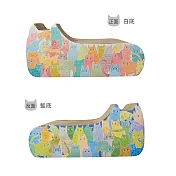 IDOG&ICAT雙面手繪感塗鴉貓抓板-貓拼圖