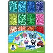 《Perler 拼拼豆豆》十六分色 4000 顆拼豆補充盒(基本4色+特殊12色)