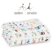 美國Aden+Anais 純棉四層厚毯 動物ABC款6052動物ABC