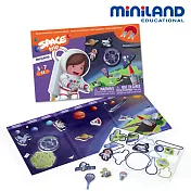 【西班牙Miniland】太空歷險磁鐵遊戲板