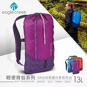 【美國Eagle Creek】RFID超輕量防撕裂雙肩後背包 13L(紫)