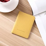 【Solomon 原創設計皮件】去旅行手作皮革護照夾 PassPort芥末黃