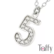 Taffy《許願數 Five 5 》純銀項鍊