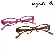 Agnes. b 光學眼鏡 普普風格#透亮褐 AGNE-AB-2064-CB