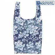 日本ROO-shopper南洋風印花小巧背心購物袋-木槿(767002)