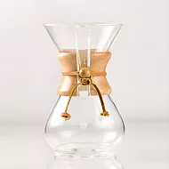 美國Chemex－經典手沖咖啡濾壺（木把．六人份）