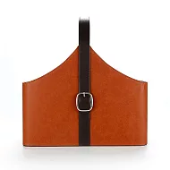 finara費納拉-閱讀品味雜誌籃-(愛馬仕橘)