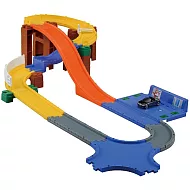 TOMICA 交通世界 兩用創意軌道基本組(附車)