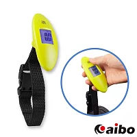 aibo 彩色手提電子旅行秤綠色