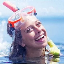 【BESTWAY】炫彩潛水鏡 (綠色)