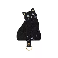 ELECOM 造型手機掛繩夾片─ 黑貓