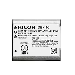 RICOH RECHARGEABLE BATTERY DB─110 for GRIII 原廠鋰電池【公司貨】