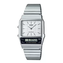 CASIO 卡西歐 AQ─800E 簡約復古懷舊雙顯多功能電子鐵手錶 ─7A