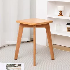 【AOTTO】現代簡約質感櫸木餐椅─2入(餐椅 椅凳 化妝椅)