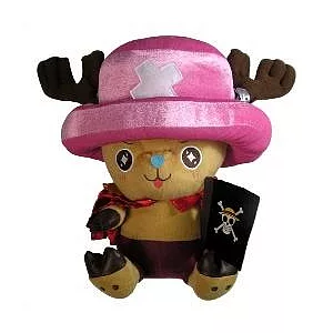 絨毛旗子-喬巴30cm粉紅(星)