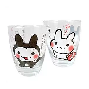 猴兔超人A款-透明玻璃桶杯