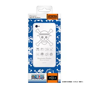 ray-out iPhone4 航海王背蓋 白(RT-OP3B-MW)
