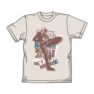《One piece》海賊王 黑腳香吉士 造型T恤-淡米色（L）--Cospa出品