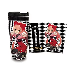 With Hello Kitty！-隨行杯-貓村黑白格