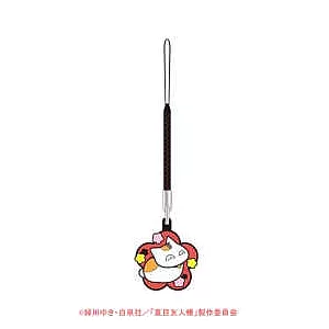 夏目友人帳貓咪老師花花金屬吊飾