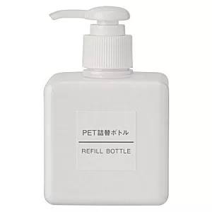[MUJI 無印良品]PET補充瓶/白.250ml