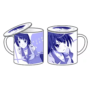 《偽物語》戰場原馬克杯附杯蓋--Cospa出品