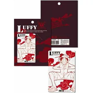 航海王-卡片貼紙Q款(簡約魯夫)