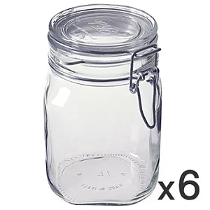 [MUJI 無印良品]碳酸玻璃密封罐(3)/6入