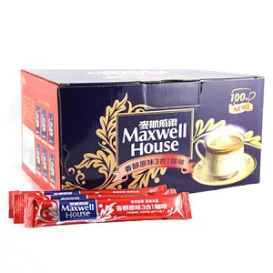 麥斯威爾 原味咖啡隨身包(100包)