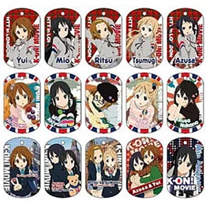 K-ON輕音少女金屬吊牌收藏組：電影篇.