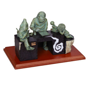 水木先生執筆中