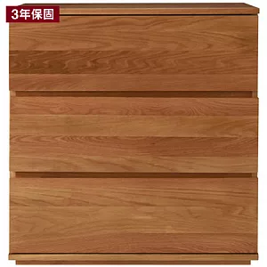 [MUJI 無印良品]無垢材三層櫃/寬版/橡木