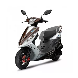 SYM 三陽機車 RX 110 碟煞 五期噴射 飛旋踏板 (咖啡白)2012年全新領牌車
