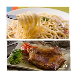 【舒芙樂】義大利麵雙人份(經典奶油培根義大利麵醬、經典義式肉醬義大利麵醬、日式照燒烤雞)