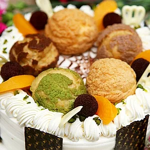 預購《惟朵》泡芙蛋糕8吋