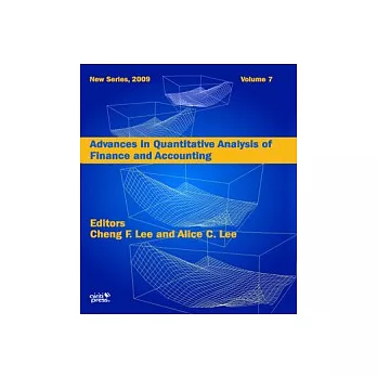 Advances in Quantitative Analysis of Finance and Accounting