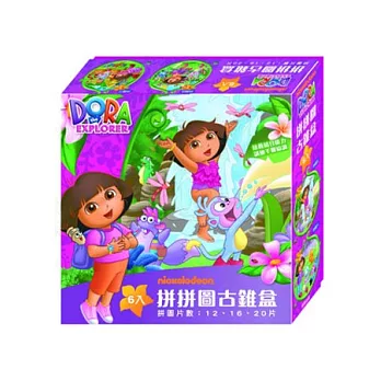朵拉 拼拼圖古錐盒(6入)
