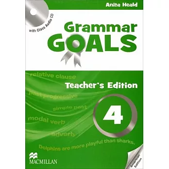 American Grammar Goals (4) Teacher’s Edition with Class Audio CD/1片 and Webcode