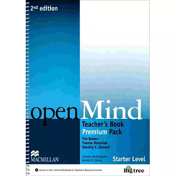 Open Mind 2/e (Starter) TB Premium Pack with DVD/1片 & Class Audio CD/1片 & Webcode (Asian Edition)