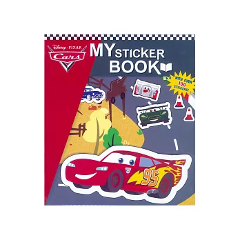 汽車總動員趣味方型貼紙書
