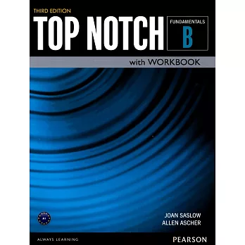 Top Notch 3/e (Fundamentals B) Student’s Book with WB and MP3 CD/1片