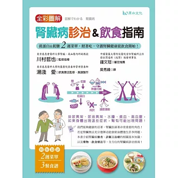 全彩圖解 腎臟病診治&飲食指南:低蛋白&低鹽「2週菜單」,照著吃,守護腎臟健康從飲食開始!
