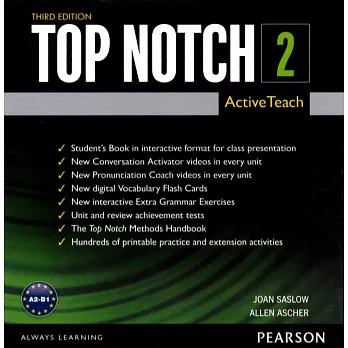 Top Notch 3/e (2) ActiveTeach (DVD-ROM/1片)