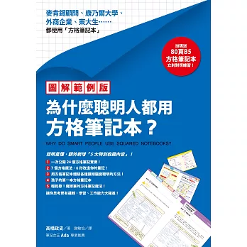 【圖解範例版】為什麼聰明人都用方格筆記本？（加碼送B5方格筆記本）