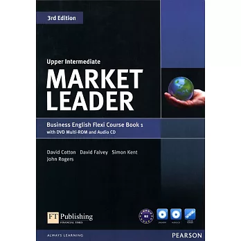 Market Leader 3/e (Upp-Int) Flexi Course Book 1 with DVD-ROM/1片 and Audio CD/1片