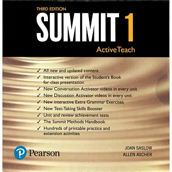 Summit (1) ActiveTeach DVD-ROM/1片 3/e