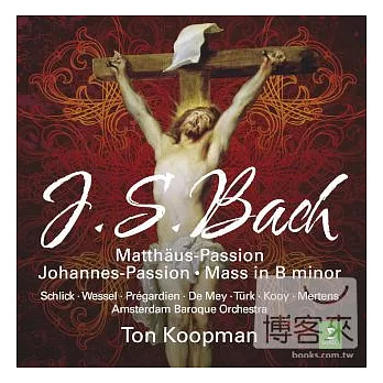 TON KOOPMAN / JS BACH : ST MATTHEW PASSION, ST JOHN PASSION, B MINOR MASS (7CD)