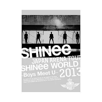SHINee / 「JAPAN ARENA TOUR SHINee WORLD 2013 ~Boys Meet U~」 (日本進口初回生產限定盤, 2藍光BD+100頁SPECIAL寫真集)